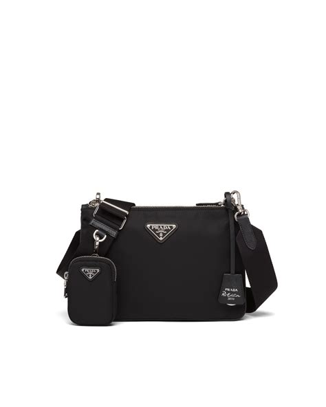 prada crossbody bag with coin purse|prada nylon shoulder bag price.